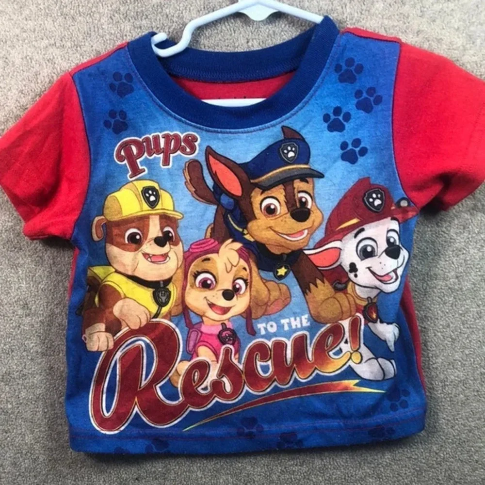 Paw Patrol Pups to the Rescue‎ Nickelodeon Toddler T-Shirt Size 2T